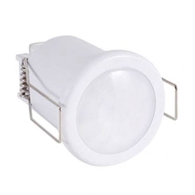 Χωνευτός Mini Ανιχνευτής Κίνησης 5A 230V 360° Λευκός IP40 99DS402A